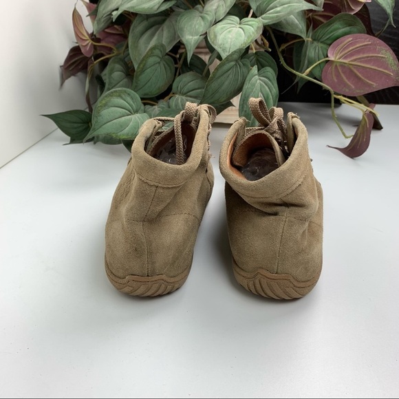 Roots 73 Beige Suede Windsor Lace Up Booties - Picture 4 of 7